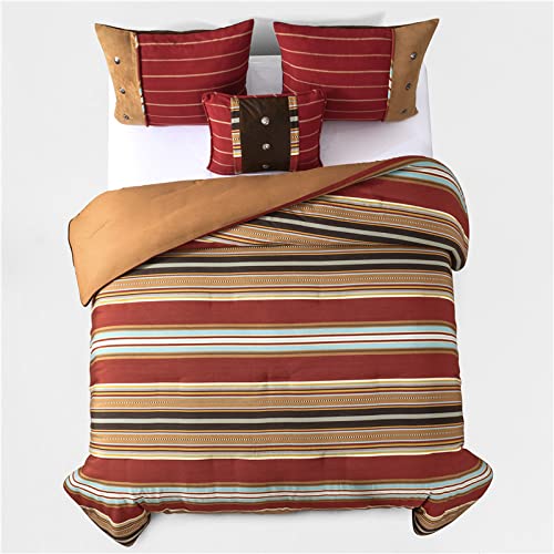 Paseo Road Calhoun Western Bedding 5 Piece King Comforter Set