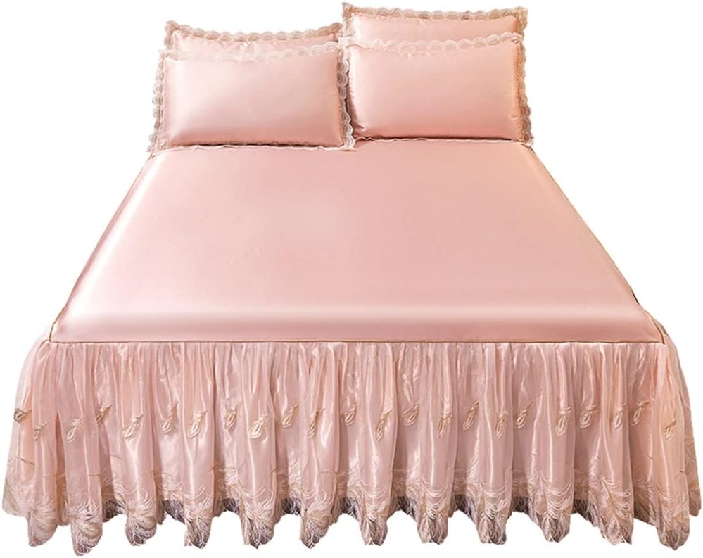 Bed Skirt Model Ice Silk Mat Three-Piece Household Bed Cover Air Conditioner