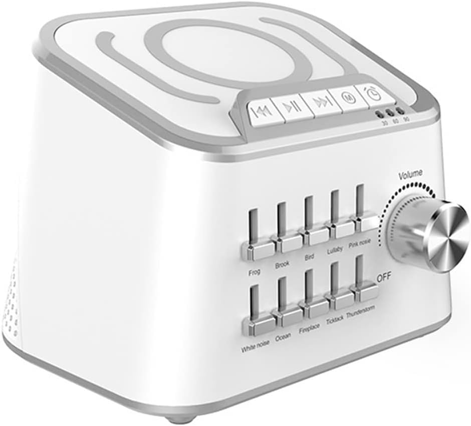 10 Soothing Sounds with Volume Control, Portable Sound Machine
