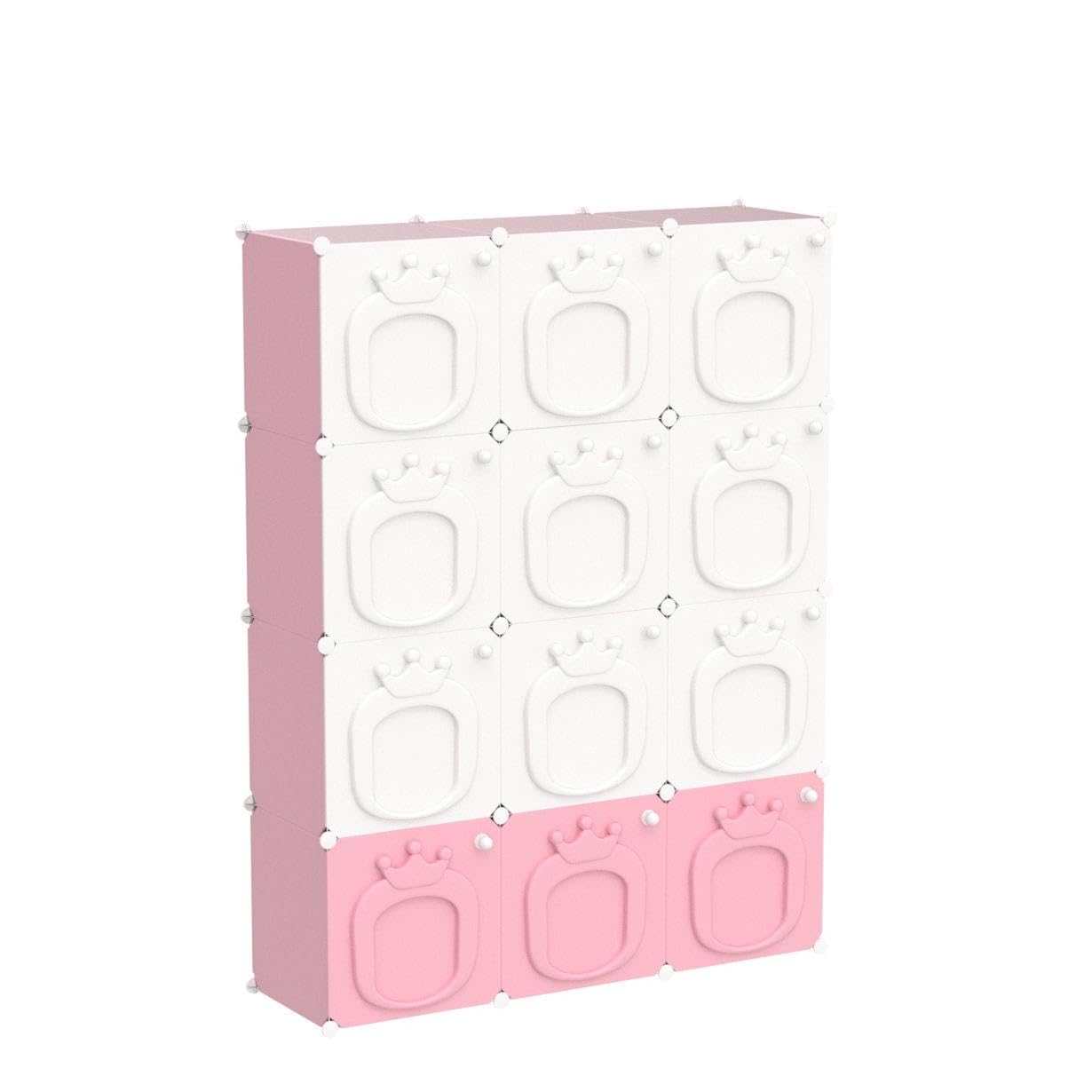 Kids Wardrobe Closet,Baby Closet Cabinet with Door.Baby Girls Armoire