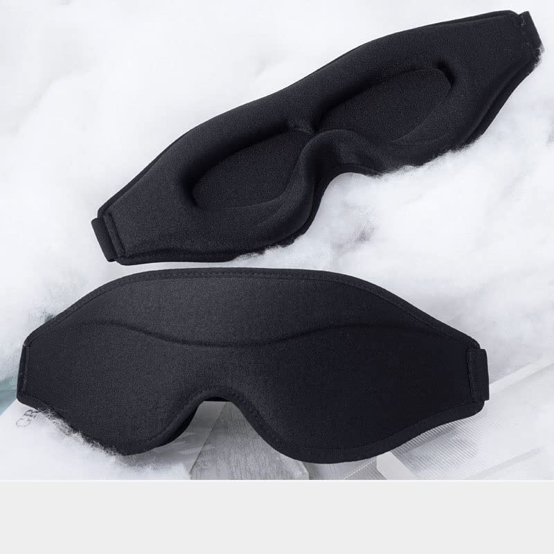 2 Pcs 3D Sleep Masks Sleeping Contoured Cup Eye Masks for Side Sleepers
