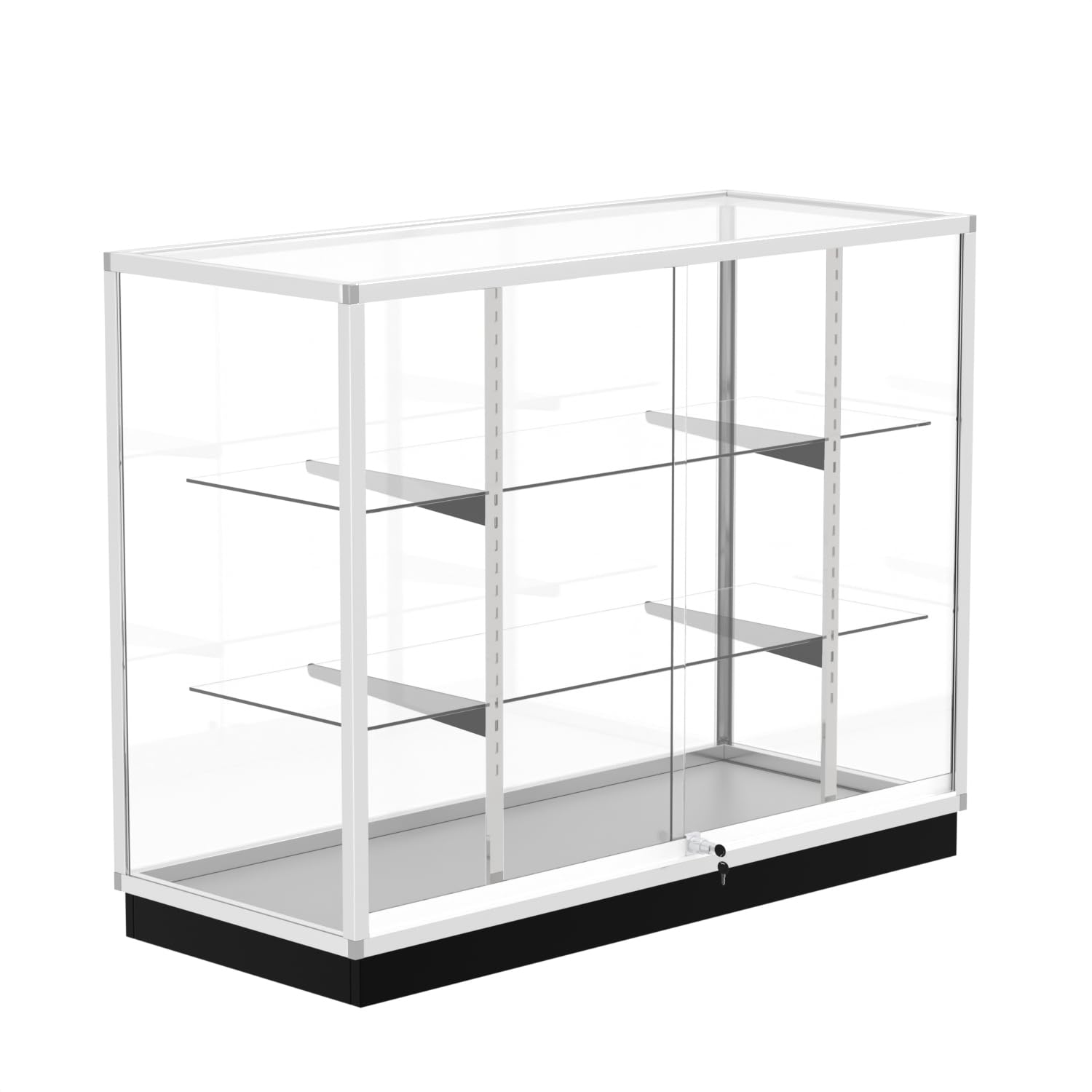 48-Inch Glass Display Showcase Cabinet