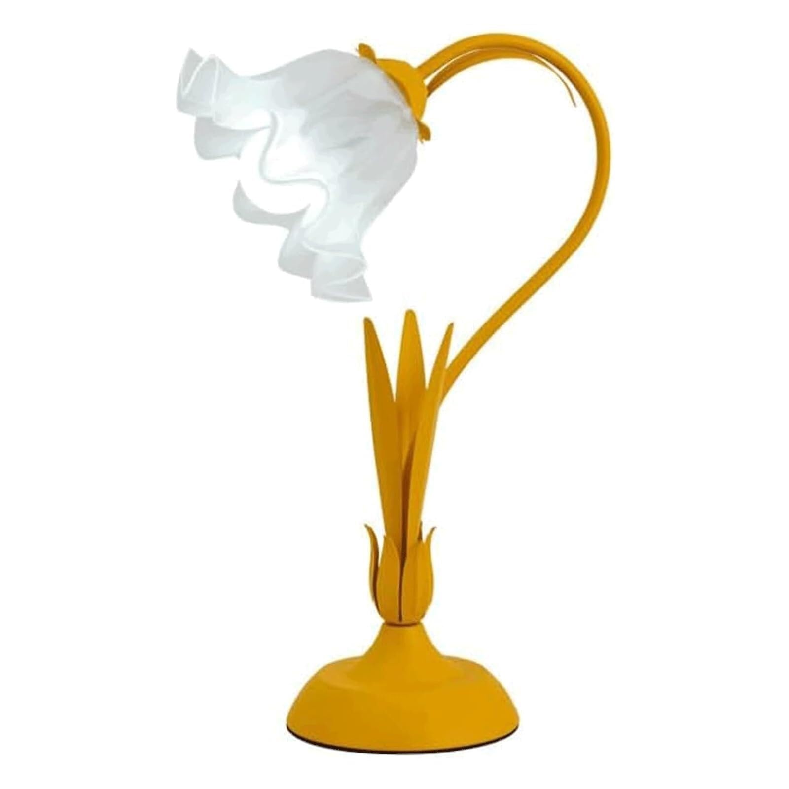 Creative Table Lamp Cute Flower Desk Lamp Adjustable Gooseneck Flower