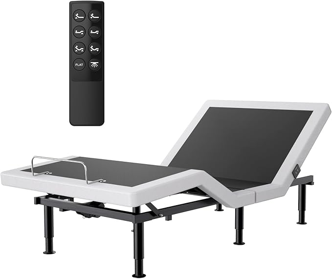 Electric Queen Adjustable Bed Frame with Wireless Remote