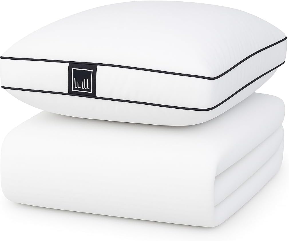 Sleep Essentials Bundle – Waterproof Mattress Protector & Microfiber Pillow Set