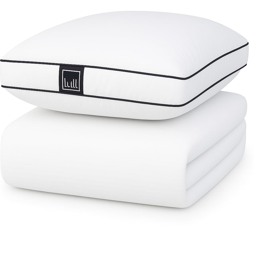 Sleep Essentials Bundle – Waterproof Mattress Protector & Microfiber Pillow Set
