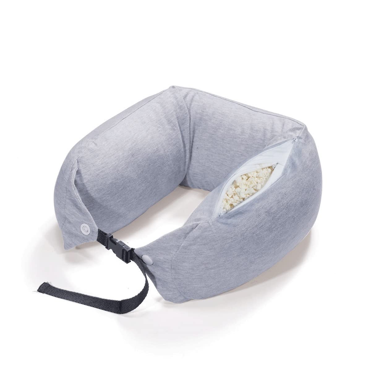 Travel Neck Pillow for Airplane Sleeping Adjustable Travel Pillows, U-Shaped