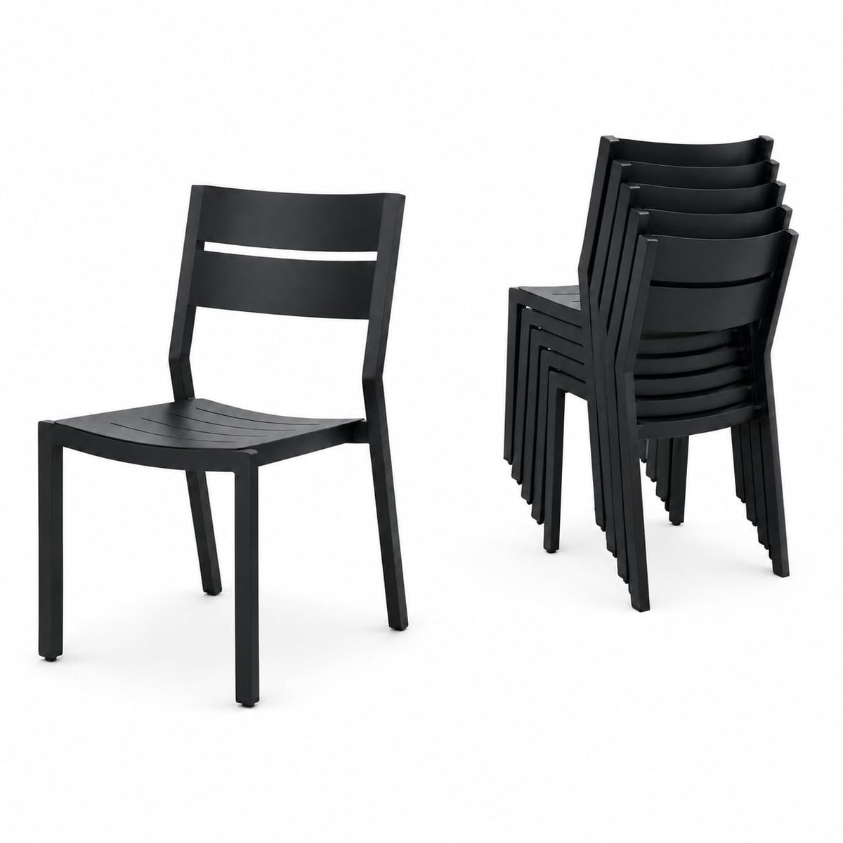 Stackable Aluminum Patio Dining Chair