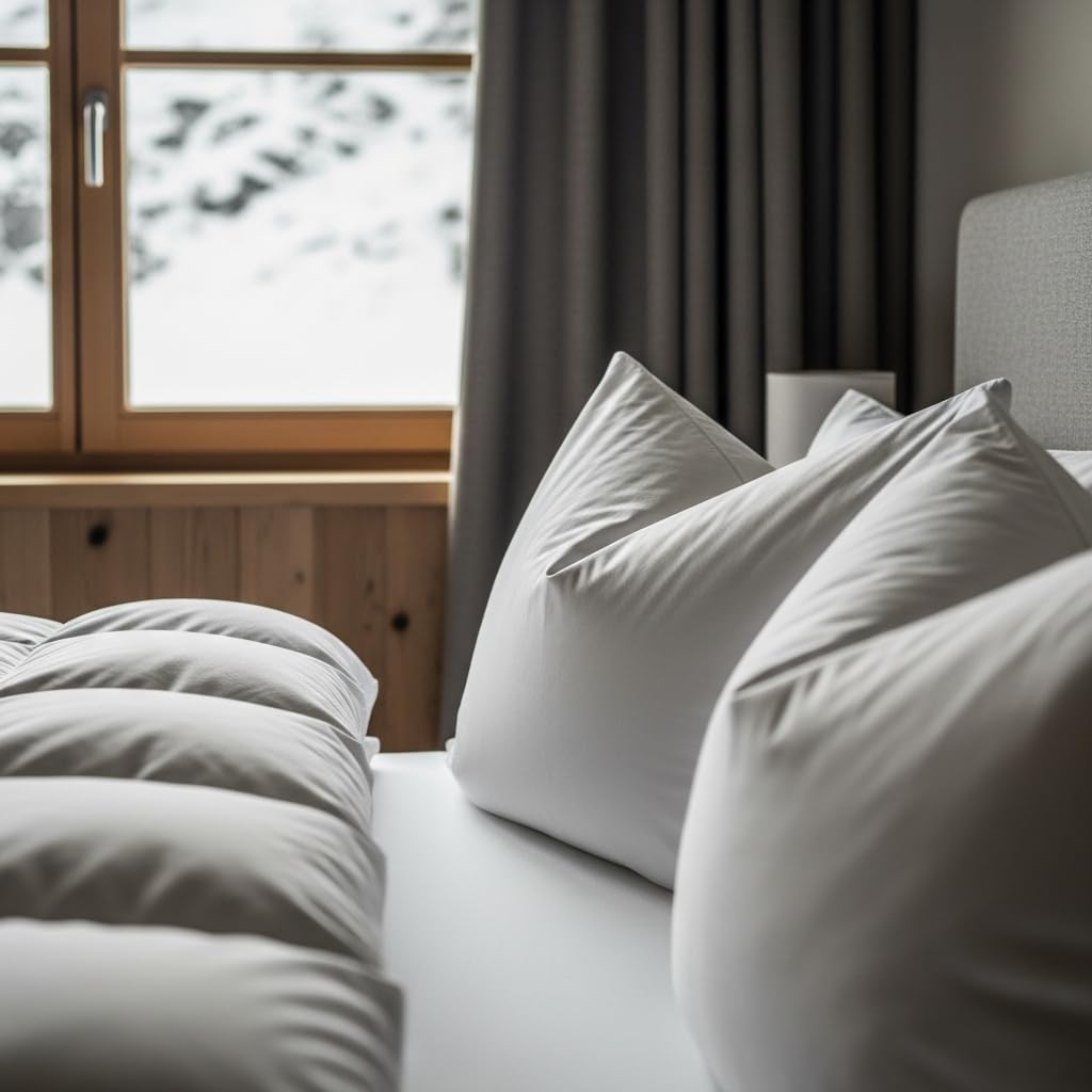 Eiderdown Pillow – 100% Pure Eiderdown, Ultra-Luxury Goose Down Pillow