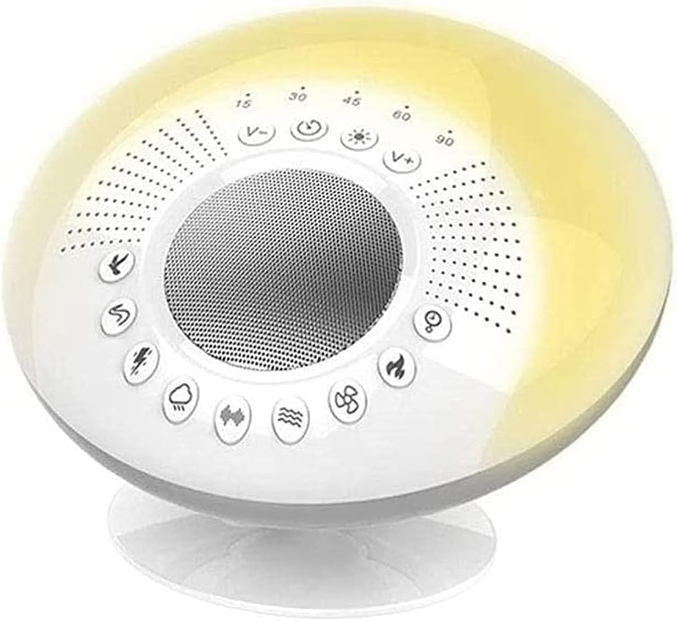 Sound Machine, White Noise Machine with Baby Night Light Built-in
