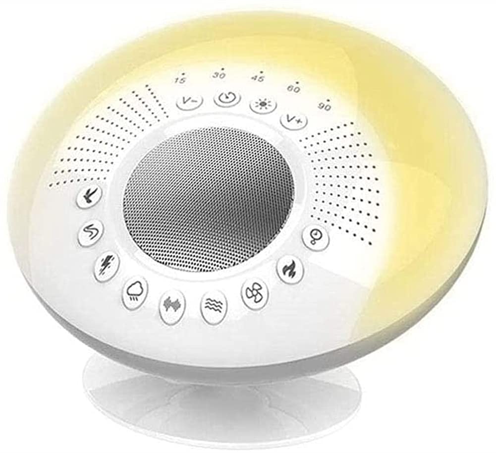 Sound Machine, White Noise Machine with Baby Night Light Built-in