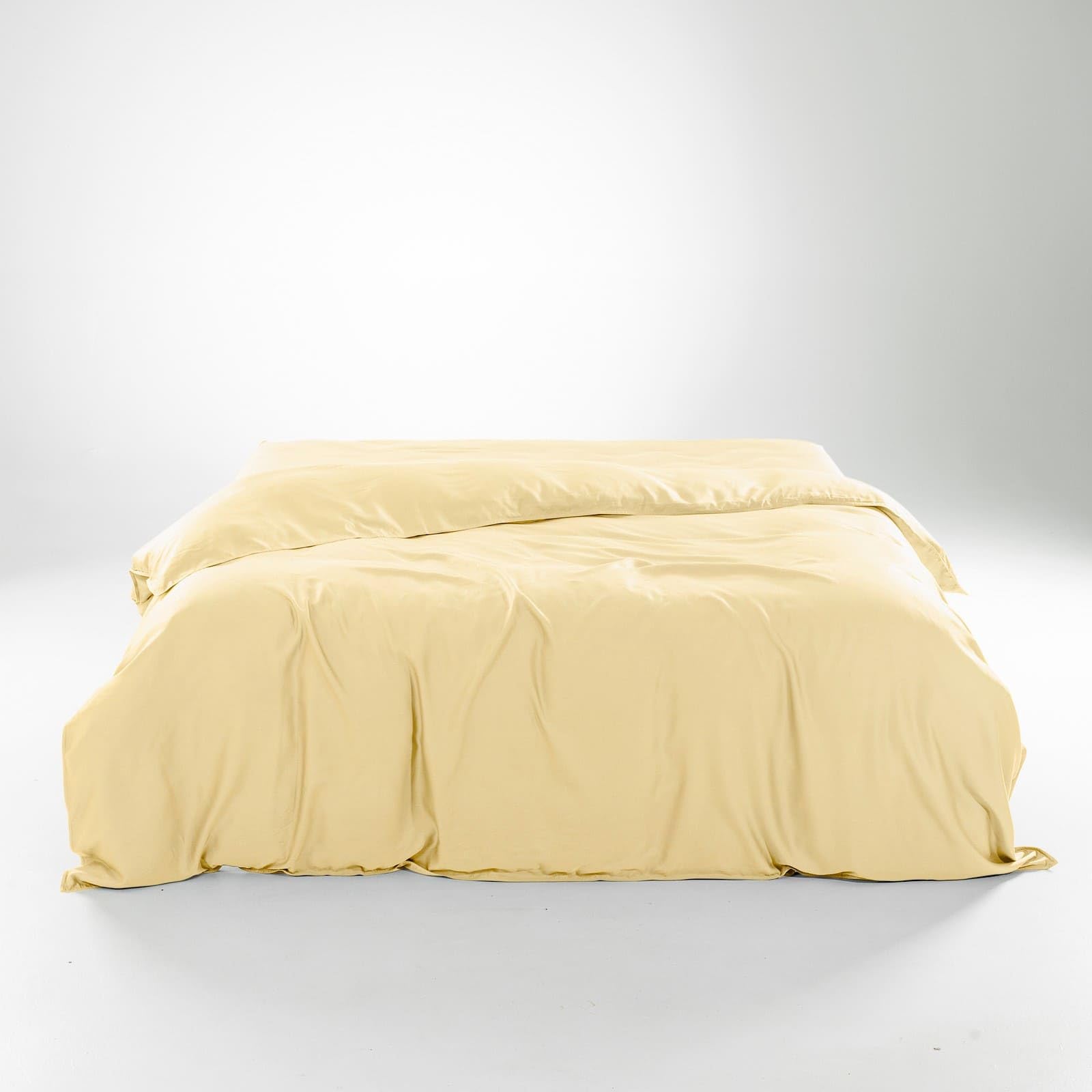 Eucalyptus Cooling Duvet Cover Queen Size, Certified Tencel Lyocell Fiber from Austria