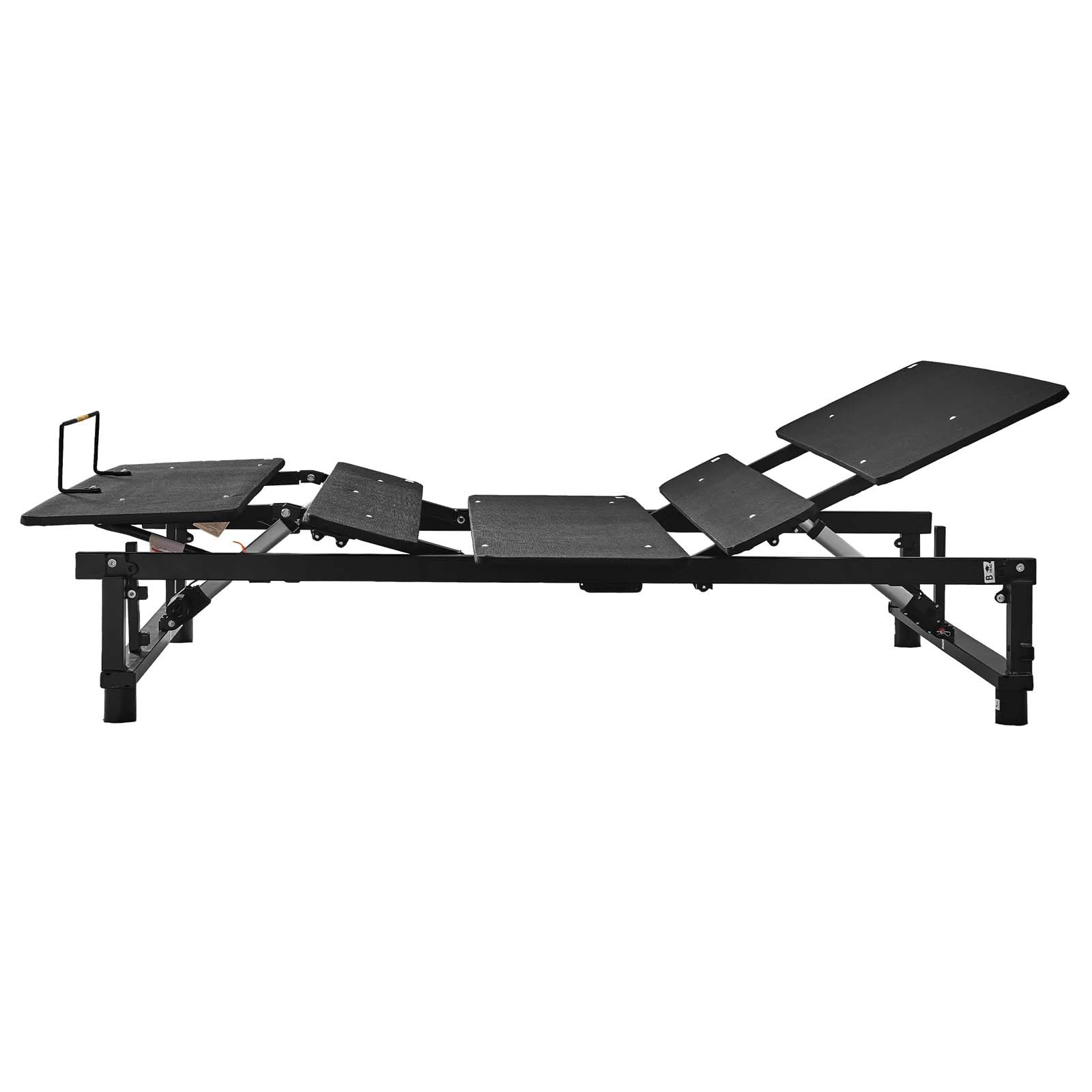 Queen Size Metal Adjustable Bed Frame, Ergonomic Electric Bed Base