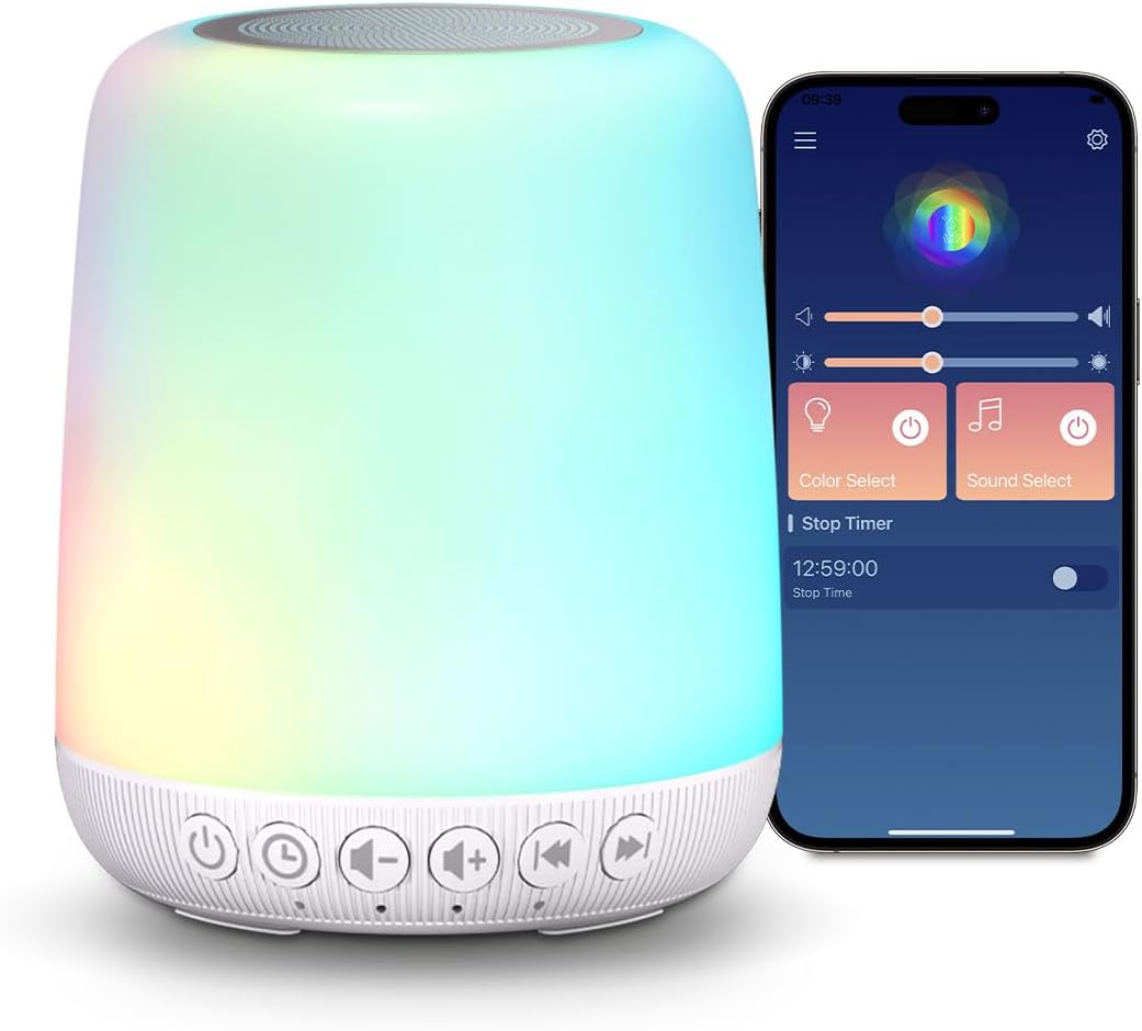 White Noise Sound Machine for Sleep Portable Sound Machine