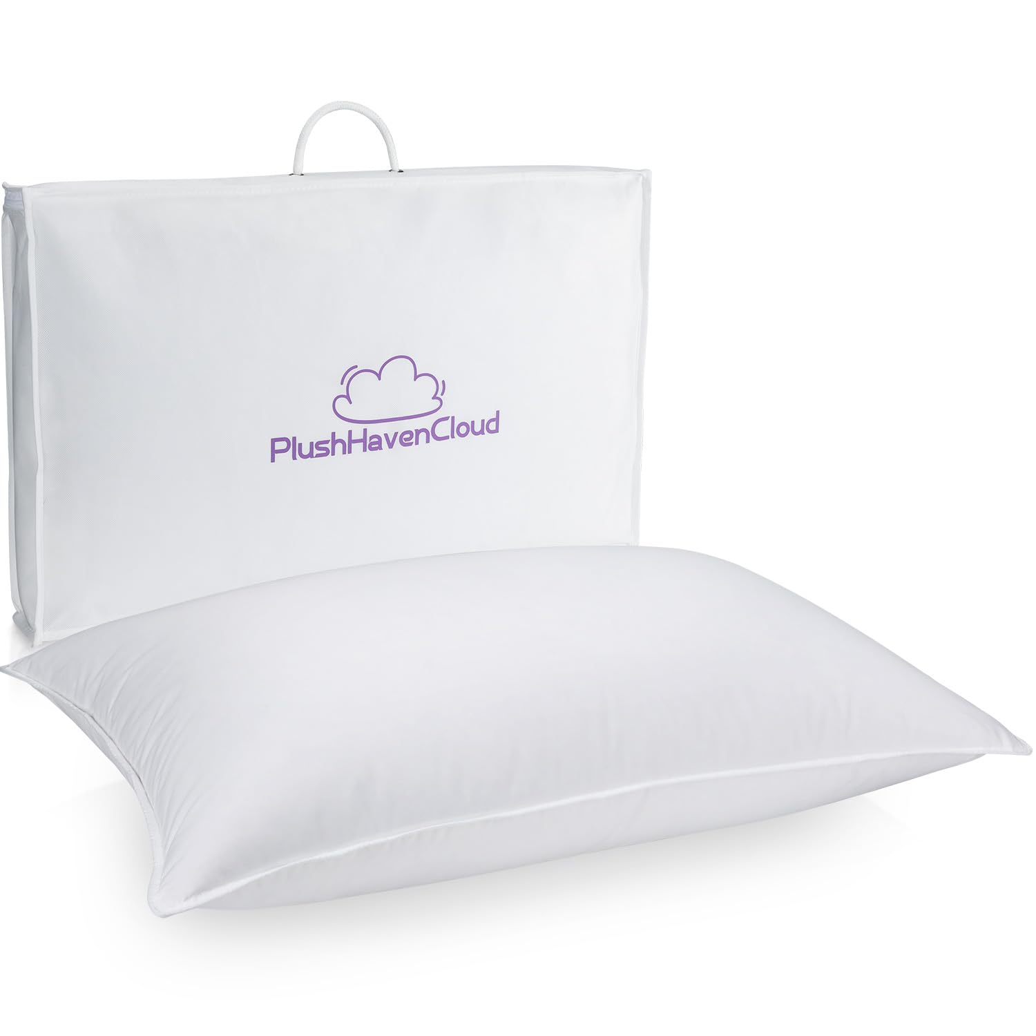 White Goose Down Pillow Luxury Hotel Bed Pillow with 100% Natural