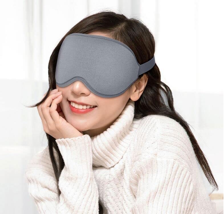 Sleep Mask, 3D Micro Weighted Eye Mask Blocking Lights Sleeping Mask
