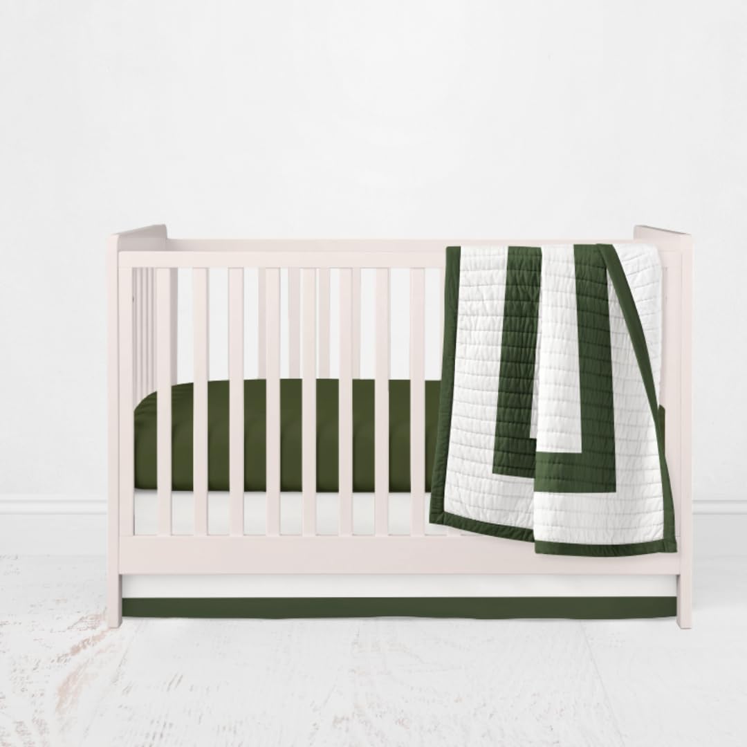 Crib Bedding Set in Organic Cotton - Handmade in The USA - American