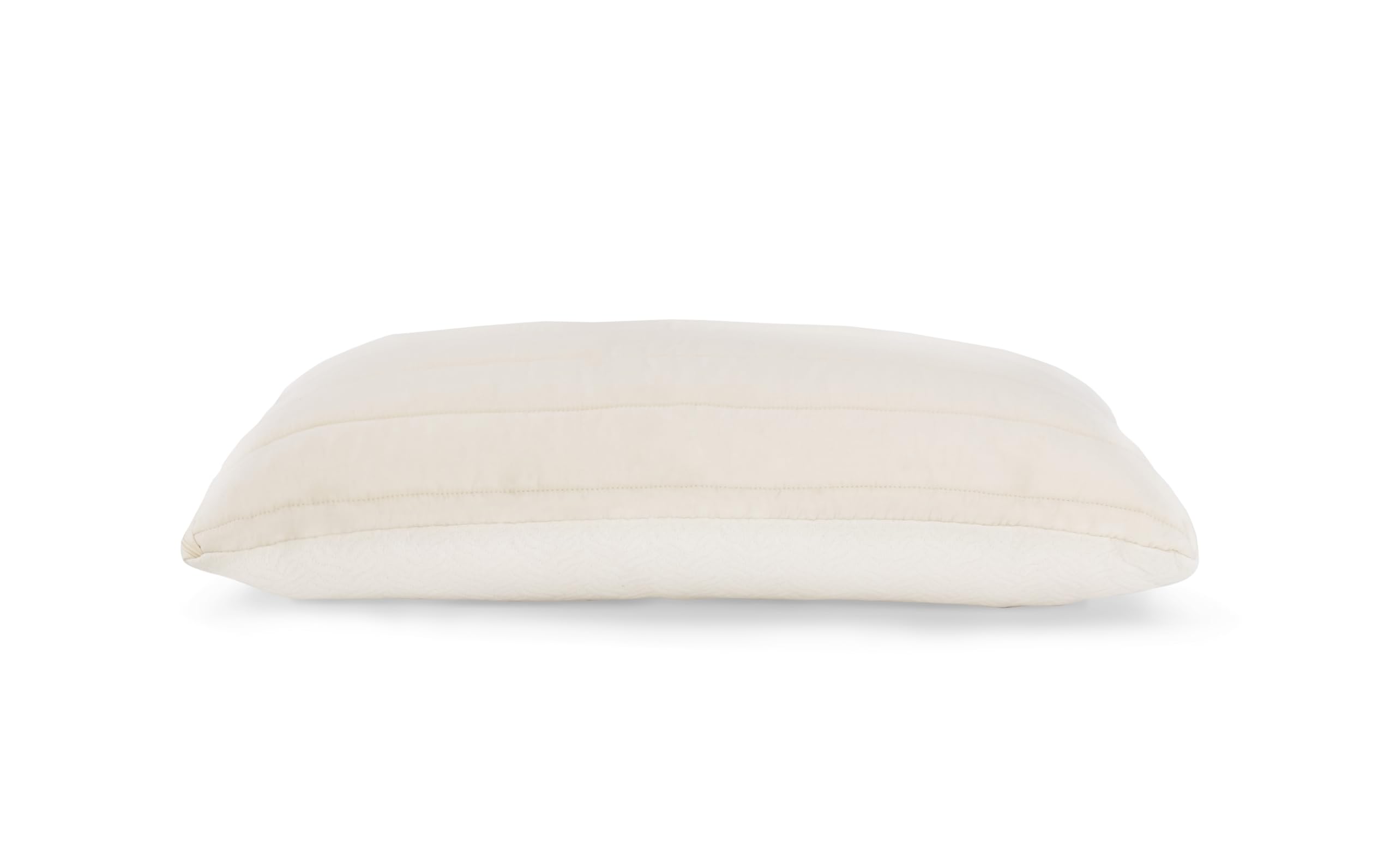 -1 Organic Latex Pillow - King Bed Pillow with Quilted & Stretchy Sides