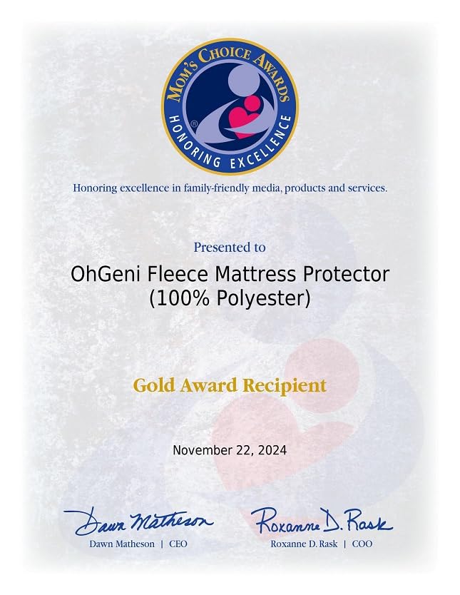 100% Waterproof Mattress Protector, King Size, Fitted Sheet with Deep Pockets, 6''-18''