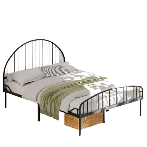 Full Size Bed Frame, Vintage Platform Metal Full Bed Frame