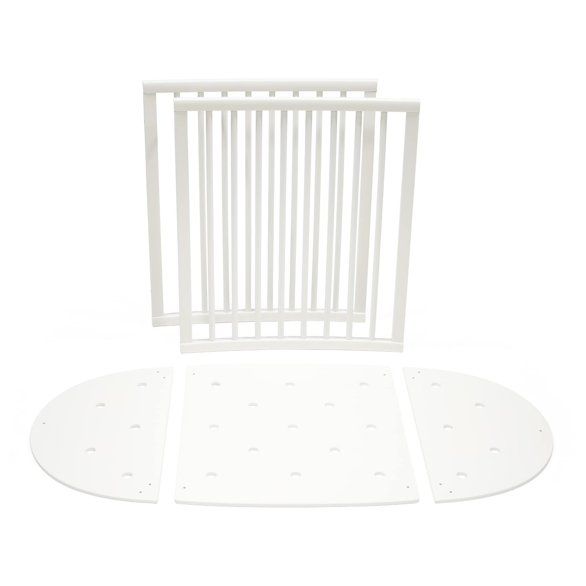Sleepi Bed Extension V3, White - Convert Mini Crib into Sleepi Bed