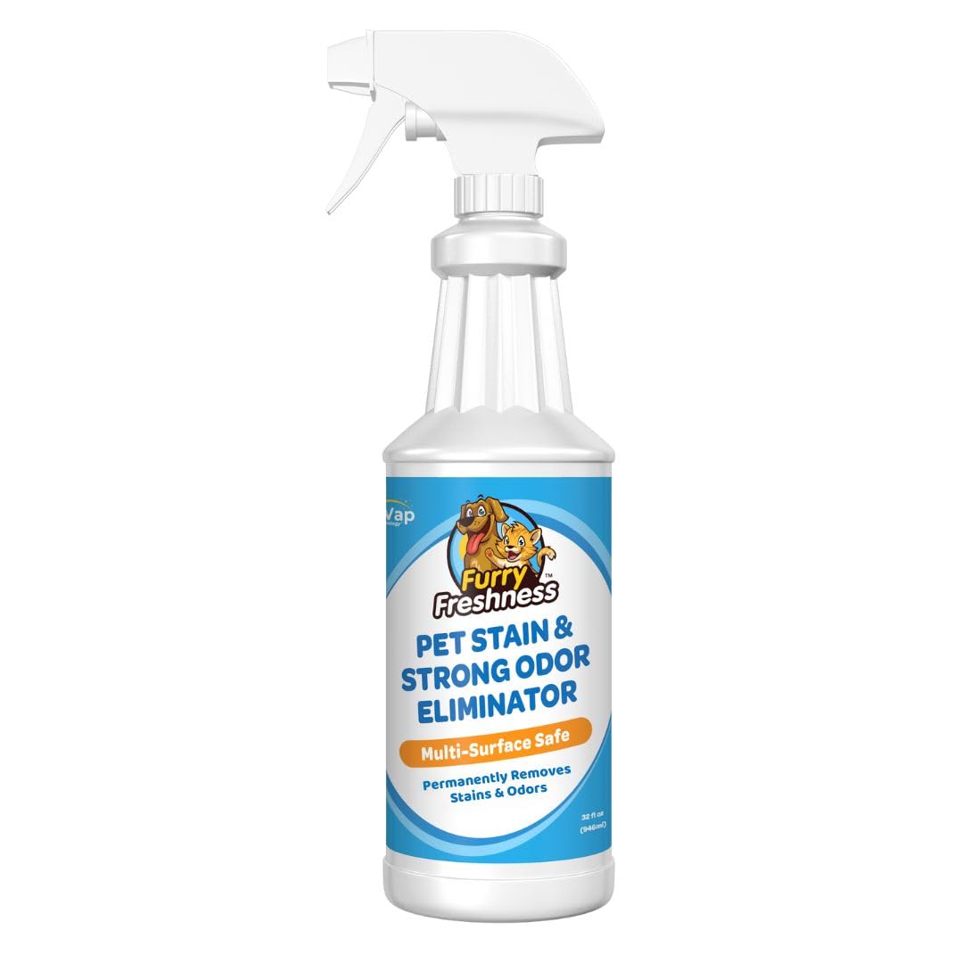 Extra Strength Cat or Dog Pee Stain & Permanent Odor Remover + Smell Eliminator