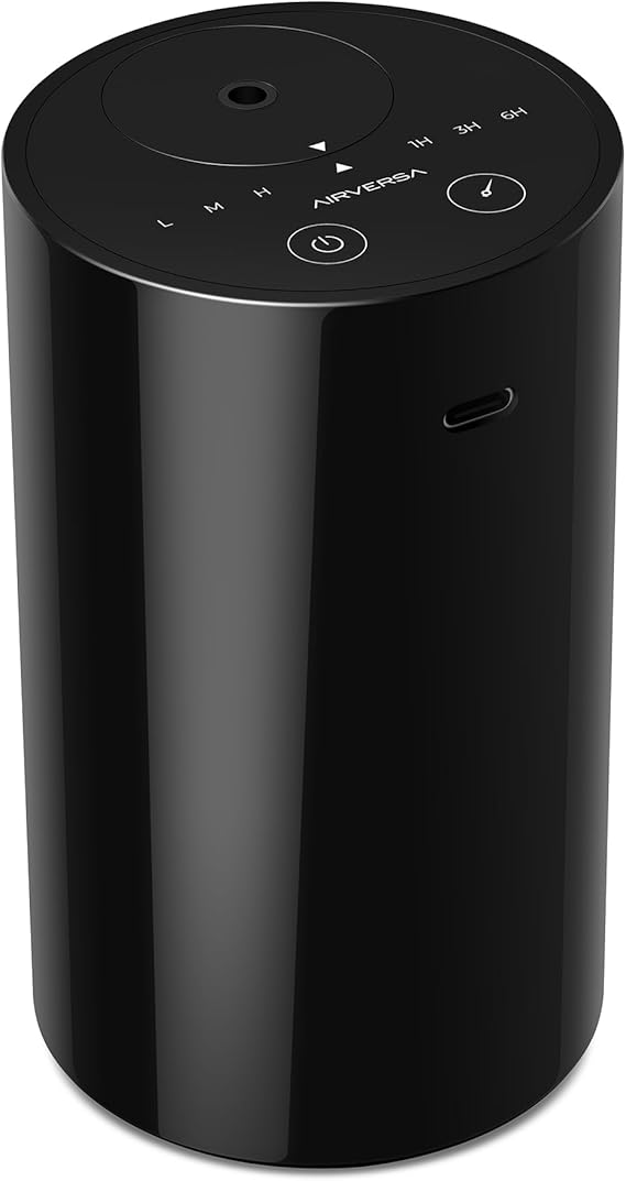 Waterless Essential Oil Diffuser Starter Kit with 4 x 10mL Hotel Scent