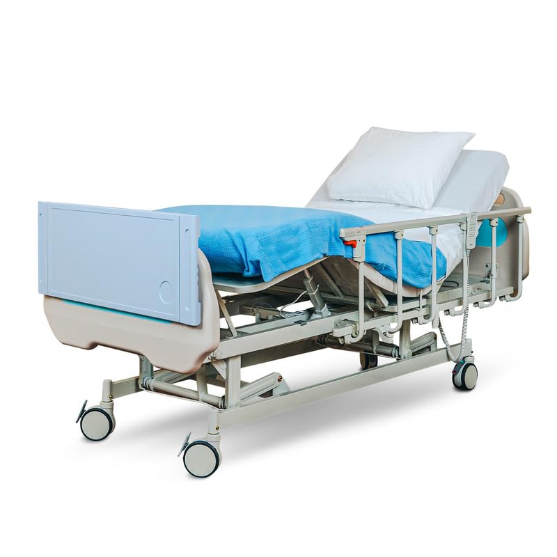 (HCMS-3 Premium 3-Function Electric Hospital Bed, 4.7" Foam Mattress