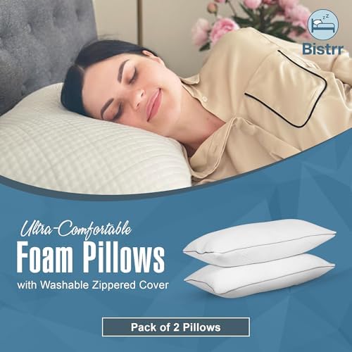 Cooling Bed Pillows for Sleeping (Set of 2, Queen Size) – Shredded