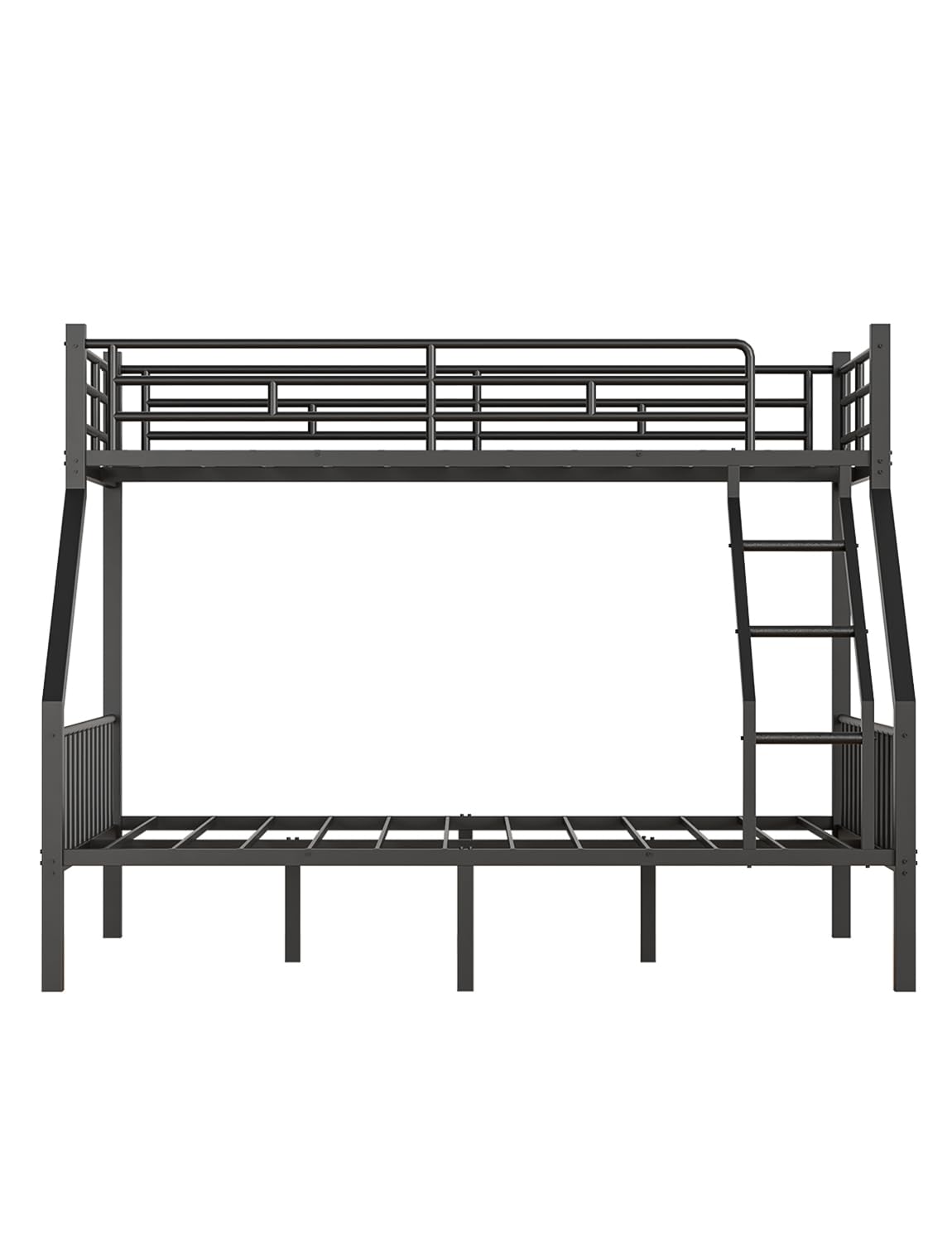 Over Queen Bunk Bed for Adults, Heavy Duty Metal Bunk Beds with Safety