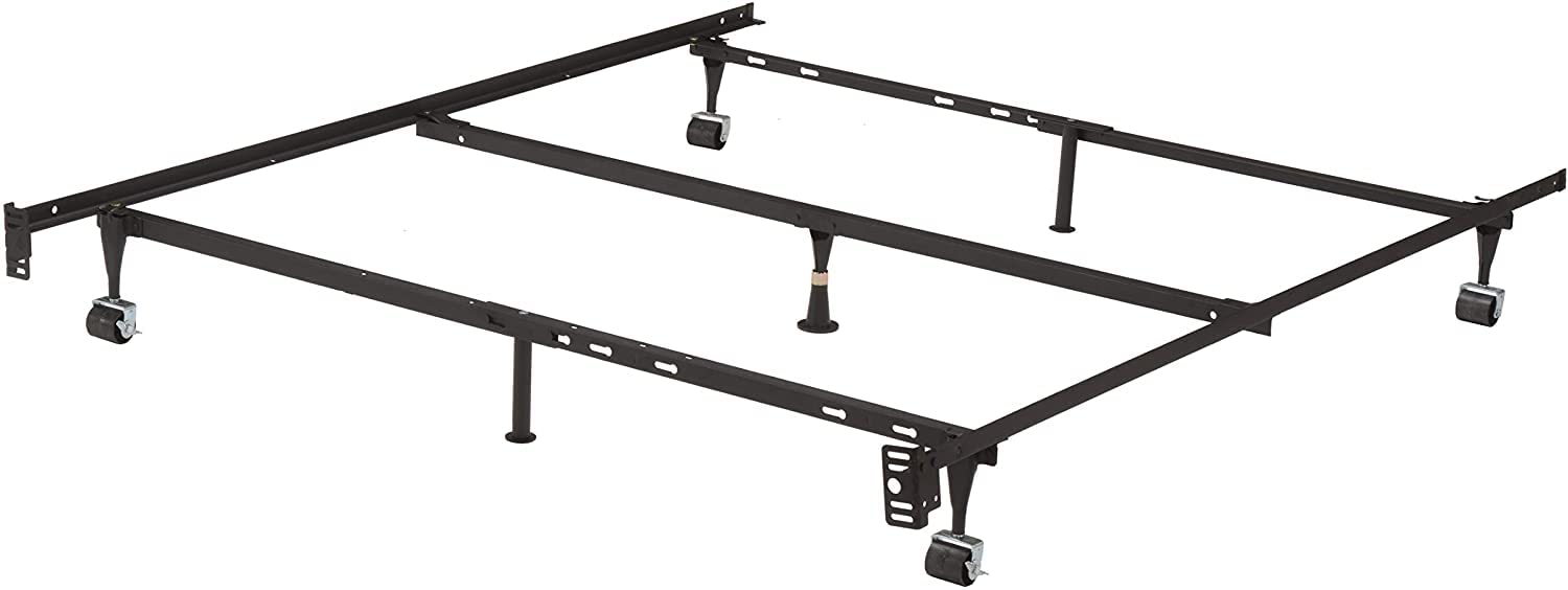 Furniture 7-Leg Heavy Duty Metal Queen Size Bed Frame