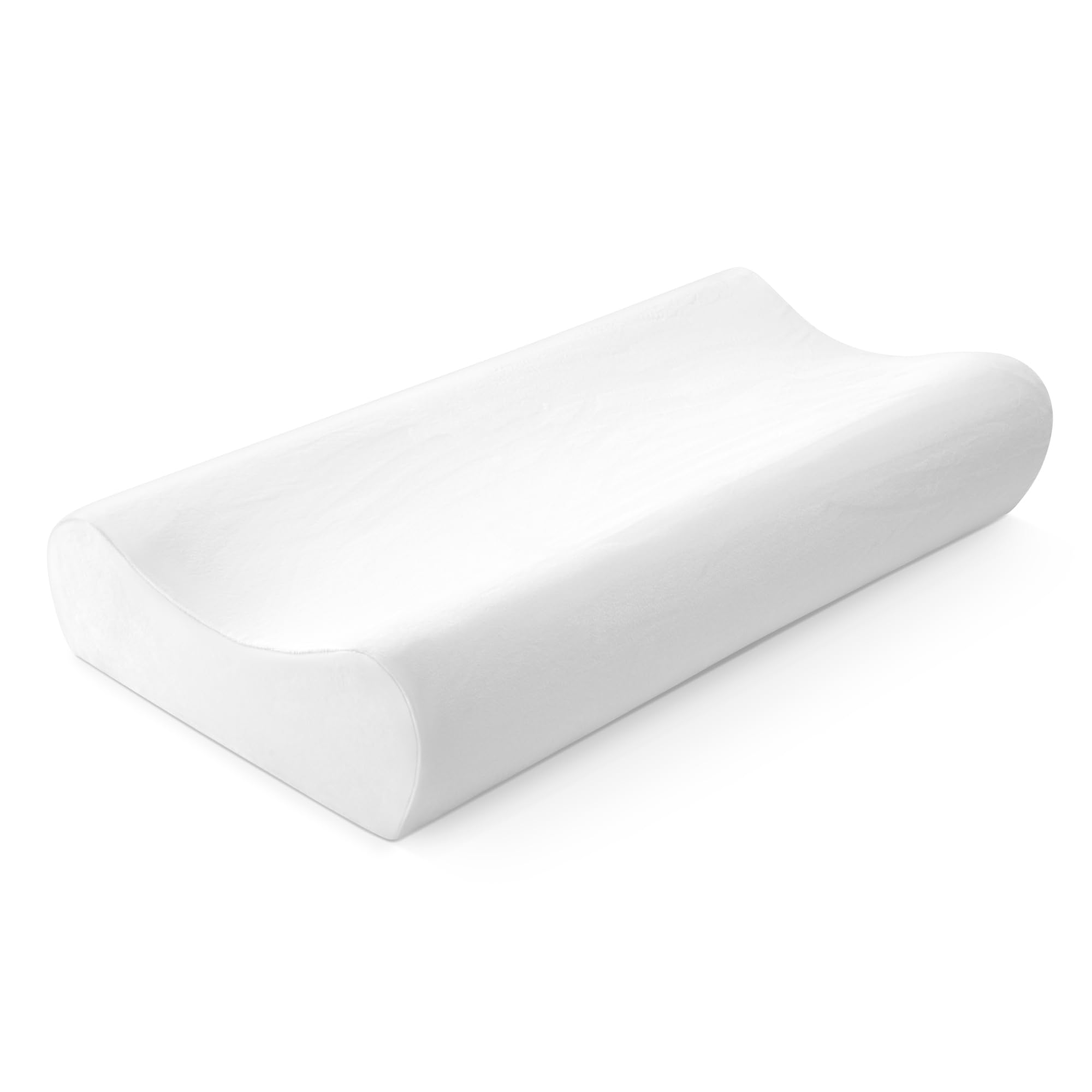 32" King Size Contour Memory Foam Pillow, Neck Pillow for Neck Pain Relief,