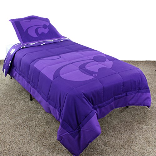 Kansas State Wildcats Reversible Comforter Set, King