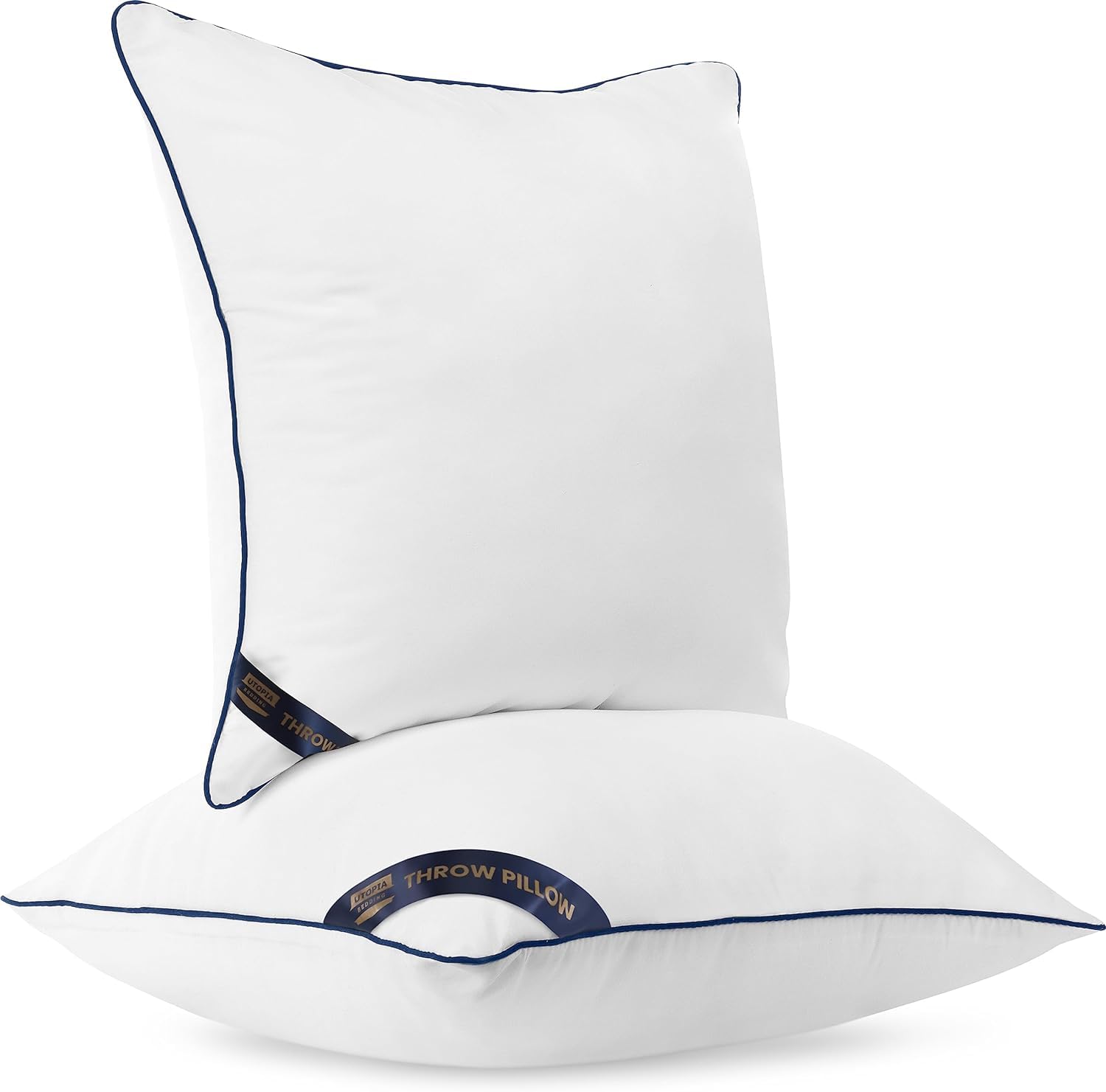 Throw Pillow Inserts (Pack of 24, White), 18 x 18 Inches Decorative