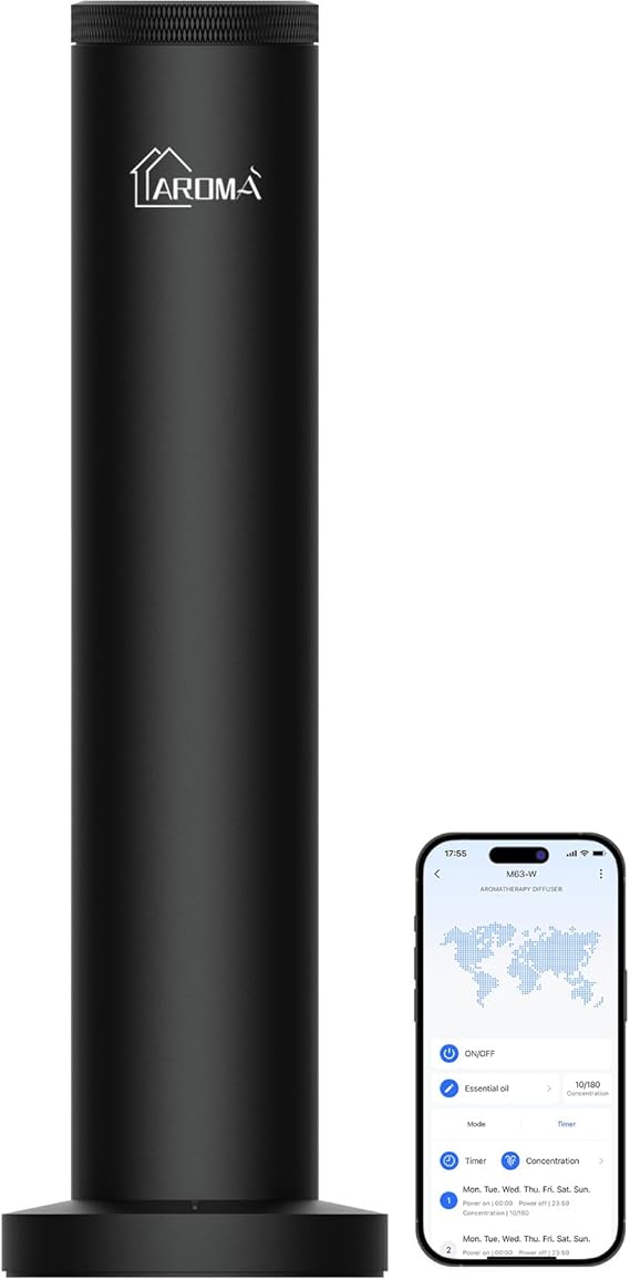 2025 Upgraded Cordless Rechargeable Diffuser - Hotel Scent Diffuser for Whole House