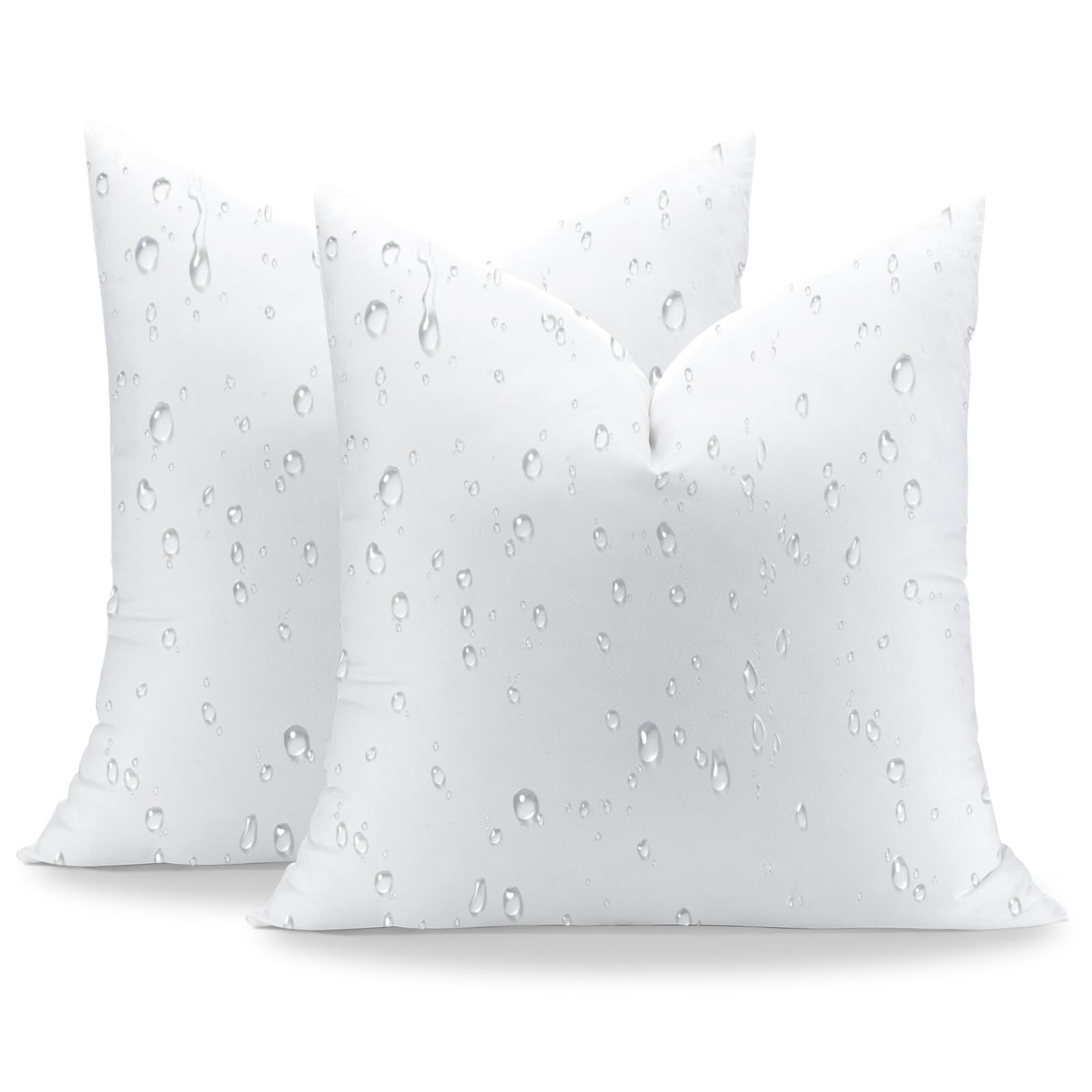 20x20 Outdoor Pillow Inserts, Synthetic Down Waterproof Throw