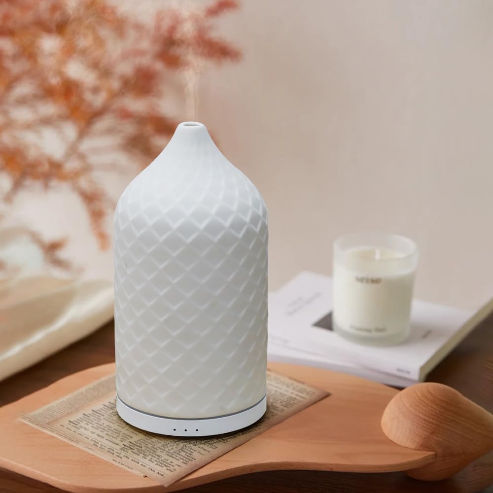Essential Oil Diffuser for Home, Ceramic Aromatherapy Diffuser