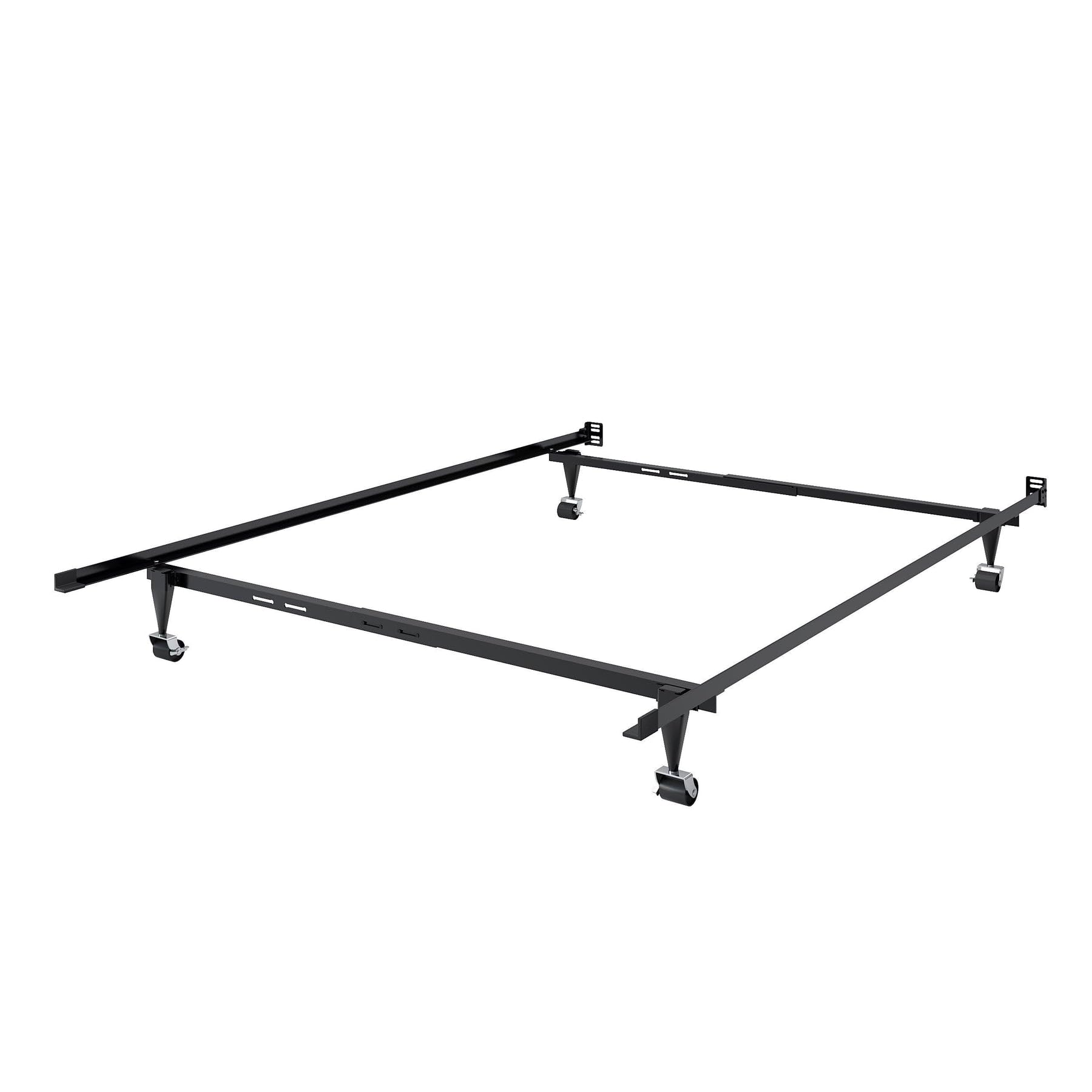 Furniture Adjustable Steel Metal Bed Frame, for Box Spring & Mattress Set