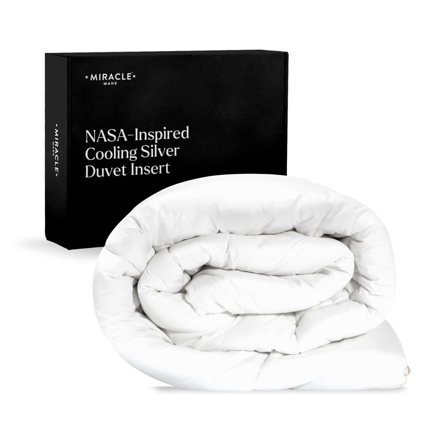 Cooling Comforter - White, Full/Queen - 3-Temperature-Zone Silver Infused Breathable