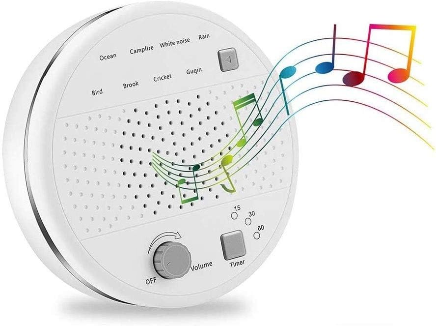 Noise Machine for Travel, 3 Soothing, Natural Sounds with Volume Control