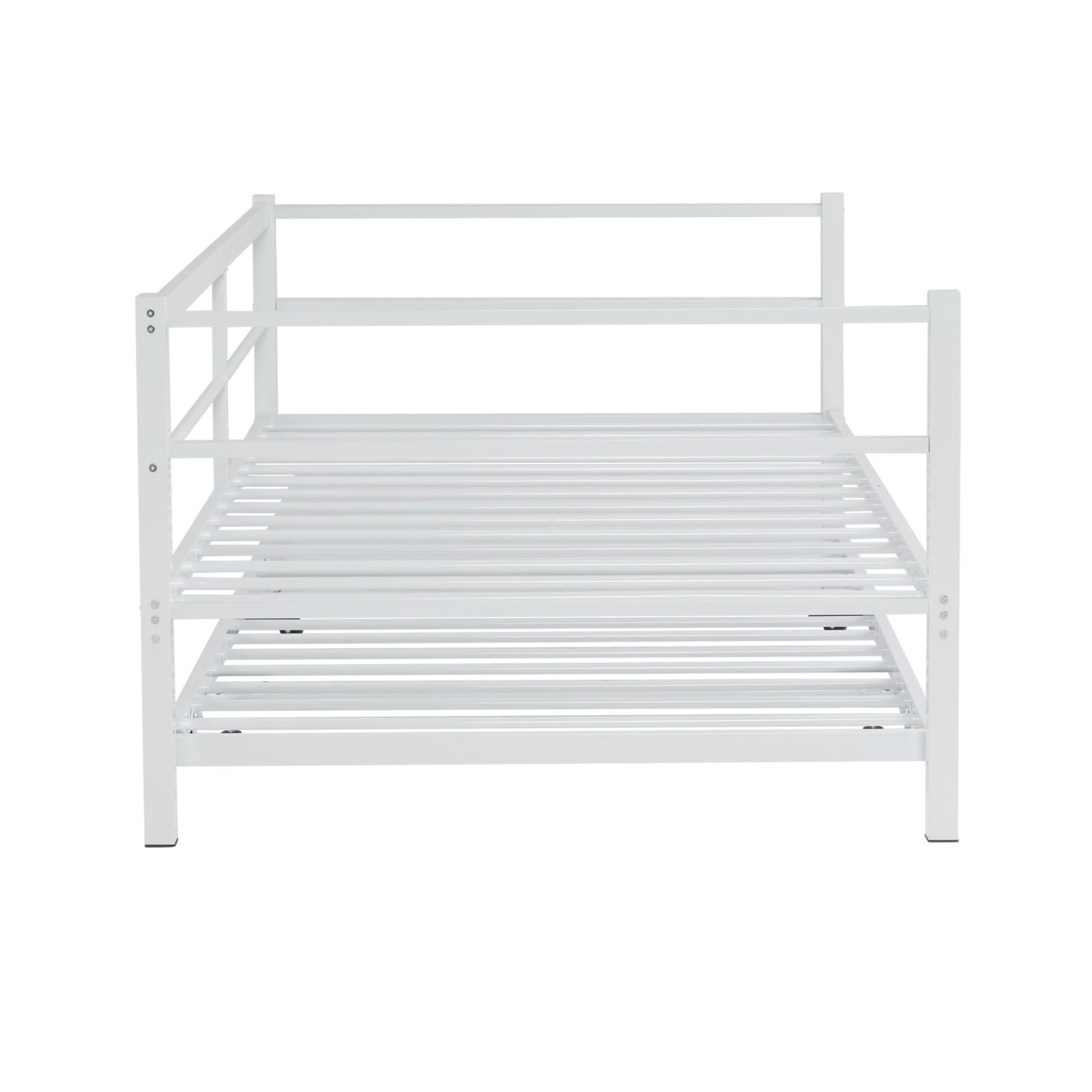 Daybed with Pop Up Trundle, Heavy Duty Metal