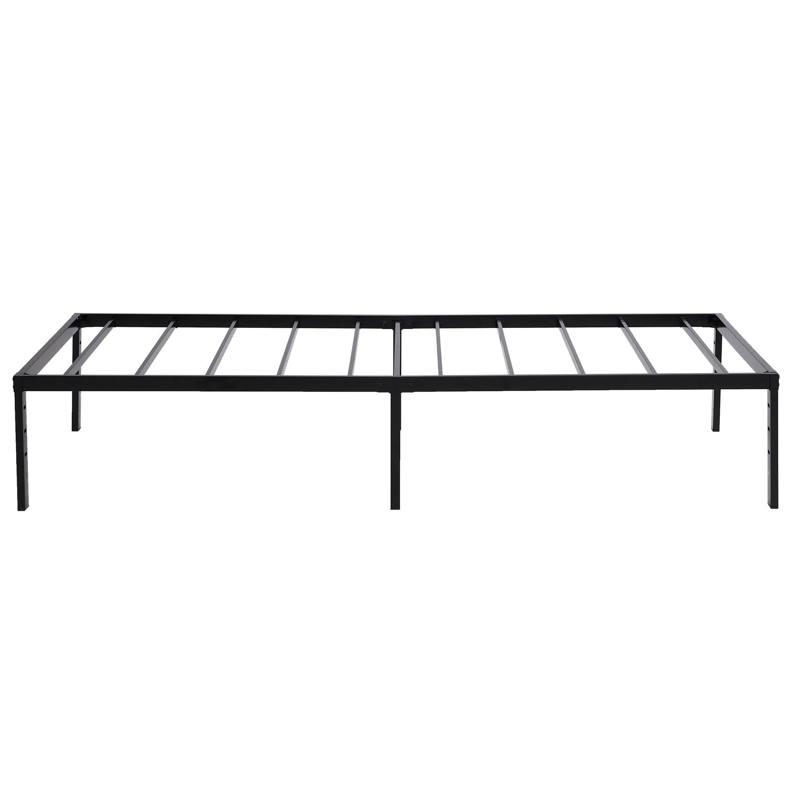 18 Inch Metal Platform Bed Frame, Mattress Foundation with Steel Slat Support