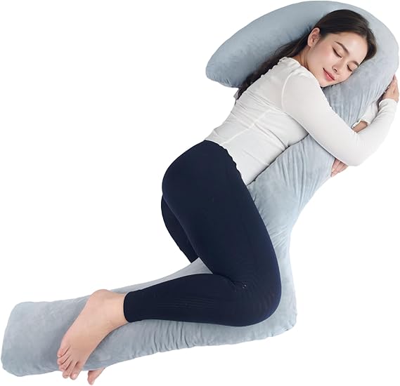 Body Pillow for Side Sleepers, 68 Inch Long Pillow Memory Foam Side Sleepr Pillow