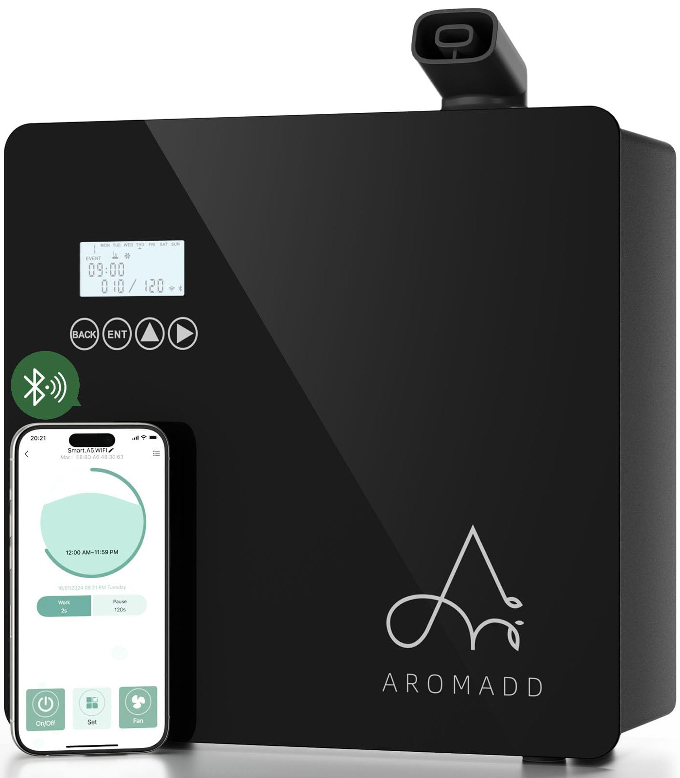 Upgraded 3500 Sq.Ft Smart Scent Machine - HVAC System, Whole House Aroma