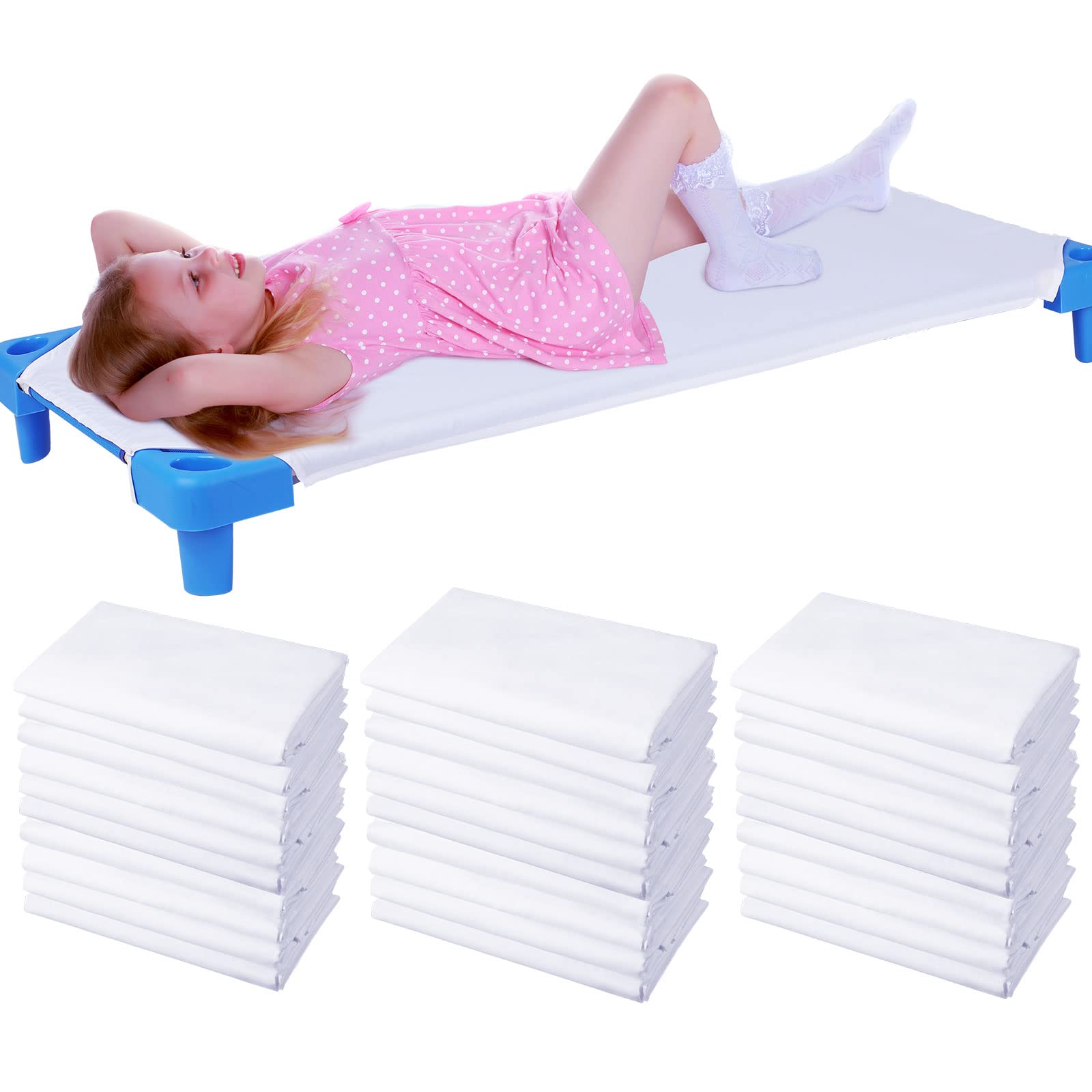 Sheets for Toddler & Preschool, Pure Cotton Breathable Fabric