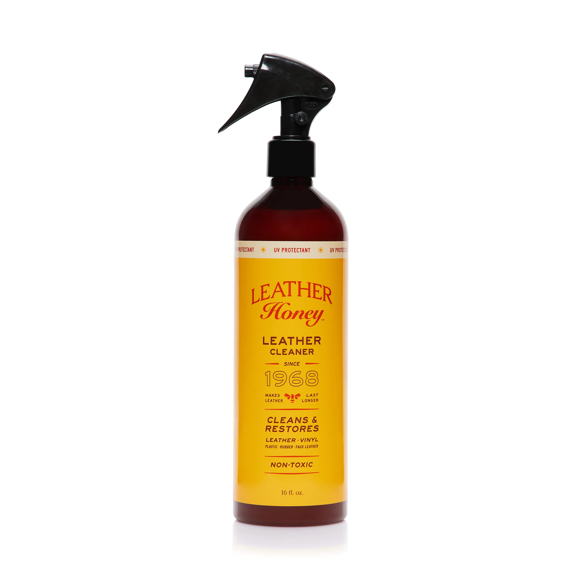 Leather Cleaner Spray: UV Protectant, Non-Toxic & Made in the USA Since 1968. Cleans