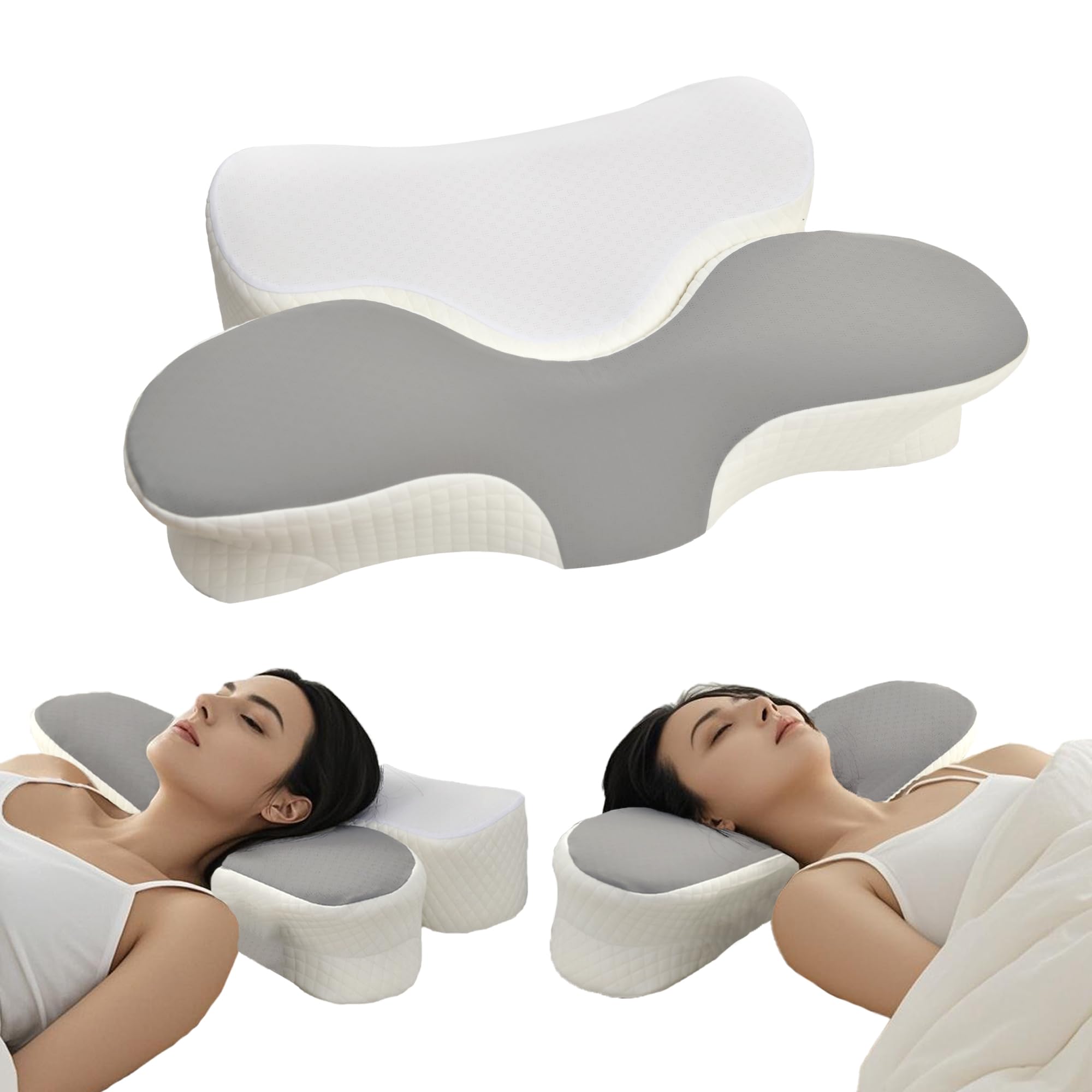 Pillows for Pain Relief Cervical Ergonomic Neck Pillow for Sleeping,Memory