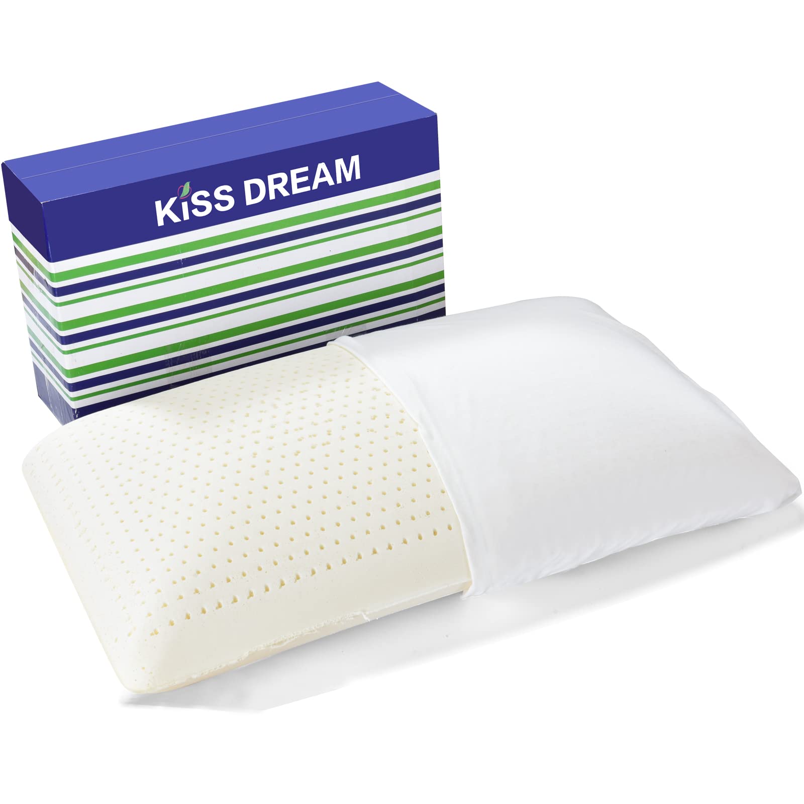 Latex Pillow Bed Pillow for Sleeping, Extra Soft Natural Latex Sleeping