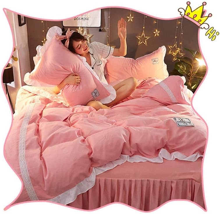 Home Bedding Sets Pillowcase Sets Princess Style Four-Piece Double Bed Cotton Cotton