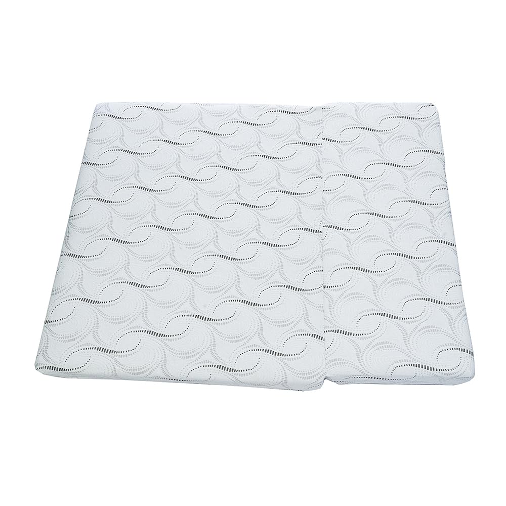 1/3 Bifold RV Short Queen Mattress - 8 Inch Memory Foam, Perfect for RVs and Campers